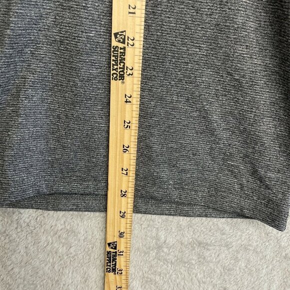 NEW Gerry Men's Size L Long Sleeve 1/4 Zip Pullover Gray Mock neck Sweatshirt - Picture 4 of 9